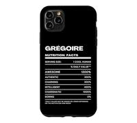 Grégoire Valeur Nutritive Nom Drôle Coque pour iPhone 11 Pro Max