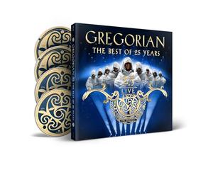 Gregorian - Gregorian, Neues Album 2025, Gregorian: 25 LIVE The Best Of 25 Years, Limitierte Deluxe Edition Box-Set: 2CD, DVD und Blu-ray Digipak