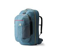 Gregory Active Travel - Border 50-15, Sac à dos voyage, 64 cm, 65 L, 2.8 KG, Sac de voyage léger, Compartiment pour ordinateur portable 15", Bleu (Pool Party)