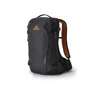 Gregory Alpine - Verte 24 MD/LG, Sac à dos de ski, 51 cm, 24 L, 1.15 KG, Ceinture de hance flexible, Compatible avec les remontées mécaniques, Noir (Carbon Bronze)