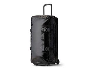 Gregory Divide Rollers - Alpaca Wheeled Duffel 100 - Sac de Voyage à roulettes, 81 cm, 100 L, 3.96 KG, Résistant aux intempéries, Organisation intérieure Intelligente, Noir (Obsidian Black)
