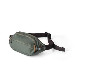 Gregory Essential Hiking - Nano Sac Banane, 33 cm, 4 L, 0.18 Kg, Sac Banane de randonnée, Multiples Poches zippées, Ajustement rembourré Confortable, Vert (Terrain Green)