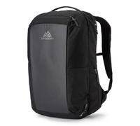 GREGORY Sac à dos noir gris foncé pour femme et homme - Border Traveler 30 Backpack Total Black 203314