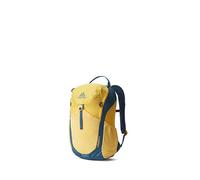 Gregory Youth Hiking - Wander 12 - Sac à dos de randonnée enfant, 39 cm, 12 L, 0,38 kg, dos rembourré respirant, sifflet de sécurité, compatible hydratation, Jaune (Aqua Yellow)