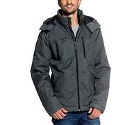 Gregster - Veste d'Hiver/Intersaisons - Modèle Janick - Capuche amovible - Utilisable comme veste de ski - Coupe décontracté - Plusieurs coloris disponibles