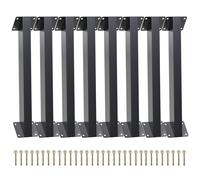 Grehitk Lot de 8 supports d'angle de 45 degrés, kit de support de pergola robuste pour pergolas, tonnelles, cabines en rondins