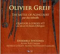 Oliver Greif – La Bataille d'Agincourt pour 2 violoncelles – CD – ZIGZAG