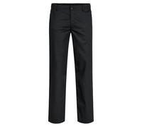 GREIFF Pantalon de cuisine Gastro Basic Regular Fit Oeko Tex® pour homme, Noir , 48