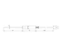 Greisinger GES21-K-1-NT-L01-T Sonde alimentaire -50 à +250 °C sonde K