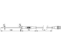 Greisinger GF 1T Sonde à piquer -70 à 250 °C sonde Pt1000