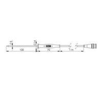 Greisinger GF 1T Sonde à piquer -70 à 250 °C sonde Pt1000