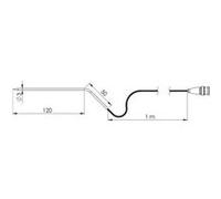Greisinger GF3T-E3-B-BNC Sonde à piquer -70 à +400 °C sonde Pt1000 G