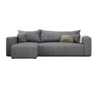 GREKPOL Canapé d'angle 3 places avec fonction couchage et tiroir de lit, 145 x 248 cm, canapé d'angle avec fonction couchage et tiroir de lit, canapé de salon