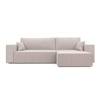 Canapé d'angle rembourré universel PARIS XL avec fonction sommeil et coffre de lit Canapé d'angle en L Salon Canapé Poso 100 Beige