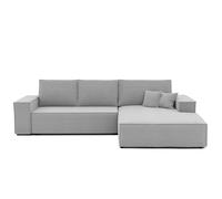 GREKPOL Canapé d'angle Convertible 294x185 - Tissu Poso - Canapé avec Espace de Rangement - Sofa XL - Canapé Convertible - Canapé 3 Places Convertible - Canapé Lit - Droite
