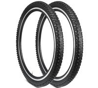 GRELiving Lot de 2 pneus de vélo 27,5 x 2,1" pour VTT, vélo de ville, vélo de route