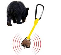 Grelot Anti-Ours - Décoration De Corne pour Prévention des Ours - Cloche De Cou pour Animaux | pour Randonnée Pédestre Camping Randonnée Sac À Dos Survie Montagne Aventure Tout Terrain