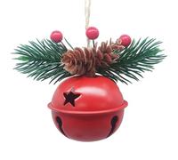 Grelot de Noël - 15cm, longue durée de vie | Décoration de sapin de Noël, petites cloches avec pommes de pin, cloches artisanales sonores en vrac pour Noëll, festival, décoration intérieure, couronne,