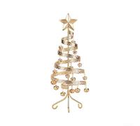 Grelots en spirale dorée de 26 cm - Décoration festive (arbre (or))