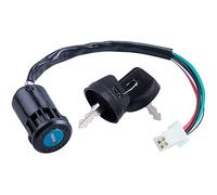 Greluma 1 pièce interrupteur à clé d'allumage pour moto 4 fils avec capuchon pour 50 cc 70 cc 90 cc 110 cc 125 cc 150 cc 200 cc 250 cc Taotao sunl ATV quad dirt pocket bicyclette scooter électrique