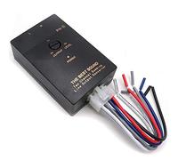 Greluma 1 Pièce Voiture RCA Audio Convertisseur de Sortie de ligne 2 Canaux Haut à bas avec Niveau de Subwoofer Réglable pour Amplificateur de Voiture