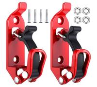 Greluma 2 Pcs Support de Pelle pour galerie de Toit,Pinces métalliques en Caoutchouc,Supports de Fixation Murale,kit de Fixation pour portehache à dégagement Rapide pour Camion,Bateau