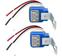 Greluma 2 pièces AC/DC12V 10A Automatique Auto On Off Interrupteur lumière cellule photoélectrique Interrupteur capteur lumière cellule photoélectrique