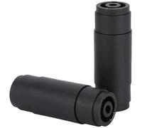 Greluma 2 pièces nl4fc câble haut-parleur adaptateur de connecteur nl4mmx,haut-parleur/amplificateur 4 broches,speakon prise de coupleur femelle à femelle