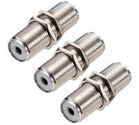 Greluma 3 Pcs SO239 PL259 Adaptateur UHF Femelle à Femelle Jack Bulkhead RF Connecteur