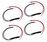 Greluma 4 Pièces Moto LED Résistances de Charge Résistances de Puissance, contrôleur de flash d'erreur de correction de voyant de clignotant de LED de moto -10W 10Ω
