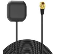 Greluma Antenne de Navigation GPS Active étanche pour véhicule de 4 m avec connecteur mâle SMA pour Module de système de Navigation GPS d'autoradio, Camion, Bateau, Traceur GPS