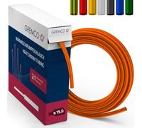 GREMCO Boîte de gaines thermorétractables à paroi mince 2:1 sans colle - 19 mm x 5 m - Gaine thermorétractable étanche pour isolation de câbles, regroupement de câbles, réparation de câbles - Orange