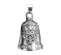 Gremlin Biker Bells - Breloque de moto, pendentif de protection d'ange | Accessoire d' en métal pour cyclistes, voyageurs, motocyclistes, hommes et femmes, sécurité, aventure, tourisme, voyage