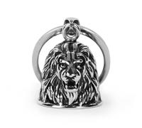Gremlin Cloche gardien lion pour moto : cadeau de moto Gremlin Bell Moto, porte-clés accessoires de moto, cadeaux porte-bonheur pour homme et femme, lion, S