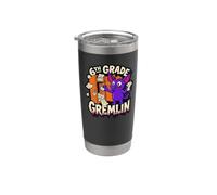 Gremlin Middle Funny School Mischief Locker Kid 6th Grade Gobelet isotherme en acier inoxydable double paroi