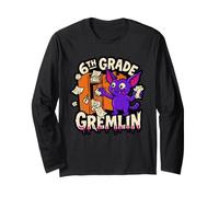 Gremlin Middle Funny School Mischief Locker Kid 6th Grade Manche Longue