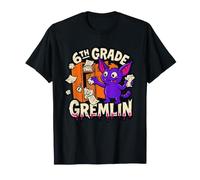 Gremlin Middle Funny School Mischief Locker Kid 6th Grade T-Shirt