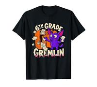 Gremlin Middle Funny School Mischief Locker Kid 6th Grade T-Shirt Graphique avec Valeur