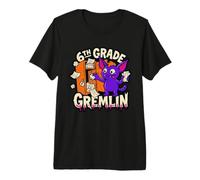 Gremlin Middle Funny School Mischief Locker Kid 6th Grade T-Shirt Haut de Gamme
