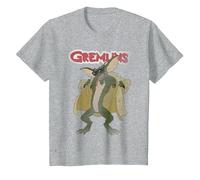 Gremlins Flasher T-Shirt, Enfant, Gris Chiné, 6 Ans