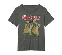 Gremlins Flasher T-Shirt, Femme Grandes Tailles, Asphalte, 1X