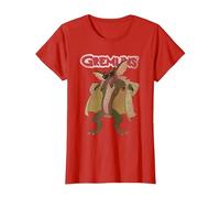 Gremlins Flasher T-Shirt, Femme, Rouge, XL