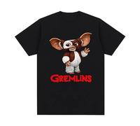 Gremlins Gizmo Kawaii t-Shirt Cotton Men T Shirt Tee Tshirt Black L