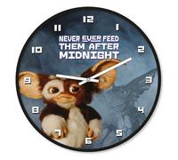 Gremlins - ""Never ever feed"" Horloge murale