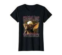 Gremlins Nous Sommes de Retour T-Shirt, Femme, Noir, S
