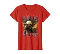 Gremlins Nous Sommes de Retour T-Shirt, Femme, Rouge, L