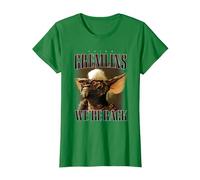 Gremlins Nous Sommes de Retour T-Shirt, Femme, Vert Kelly, XXL
