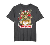 Gremlins Popcorn T-Shirt, Homme Grandes Tailles, Chiné Foncé, 6X Tall