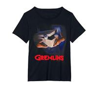 Gremlins Poster T-Shirt, Femme Grandes Tailles, Noir, 1X