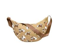 Gremlins Sac à bandoulière Compact en Cuir synthétique pour Un Usage Quotidien - Sac en Cuir synthétique Gremlins avec Sangle réglable et Compartiments organisés